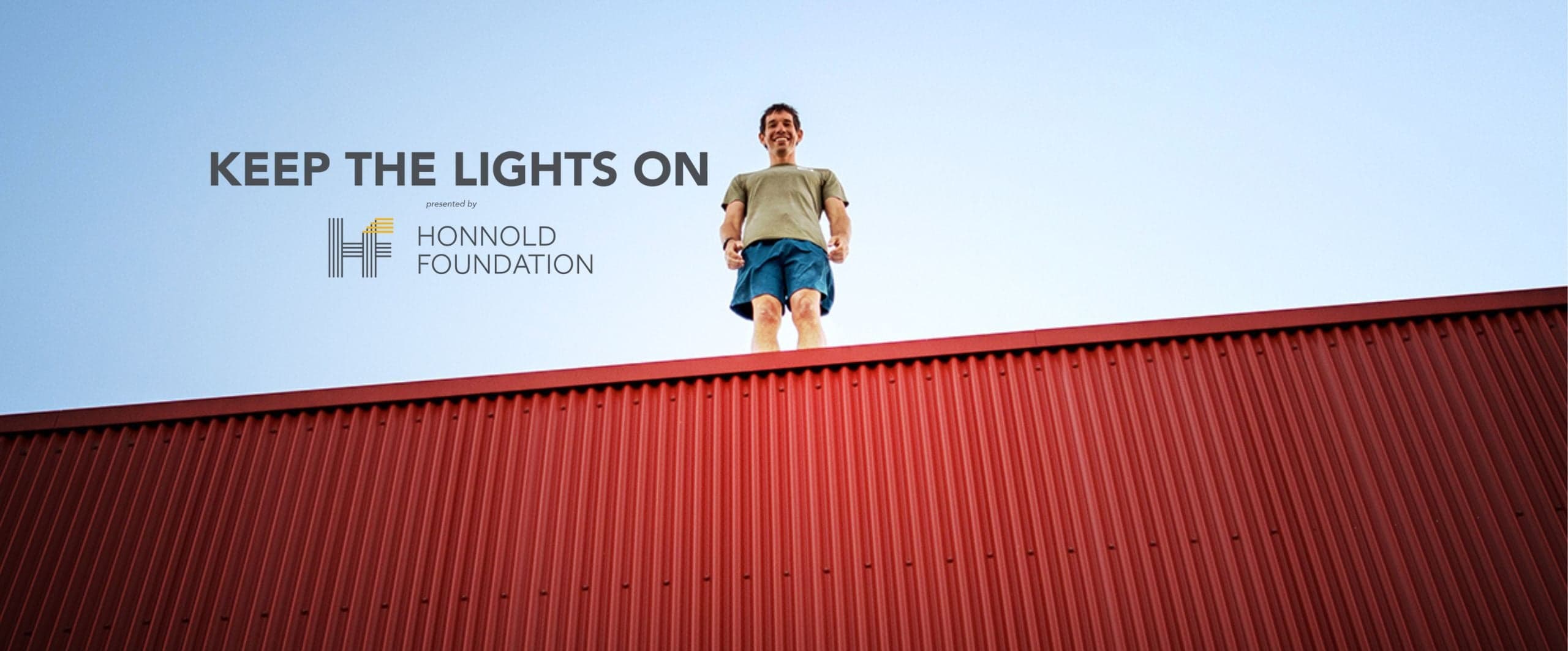 Keep the lights on with Alex Honnold