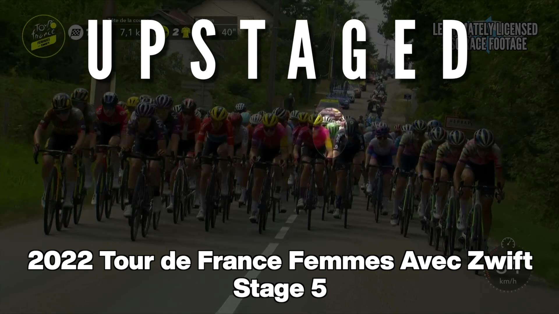 Stage 5: Upstaged | 2022 Tour de France Femmes avec Zwift