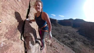 2. Climbing in Moab
