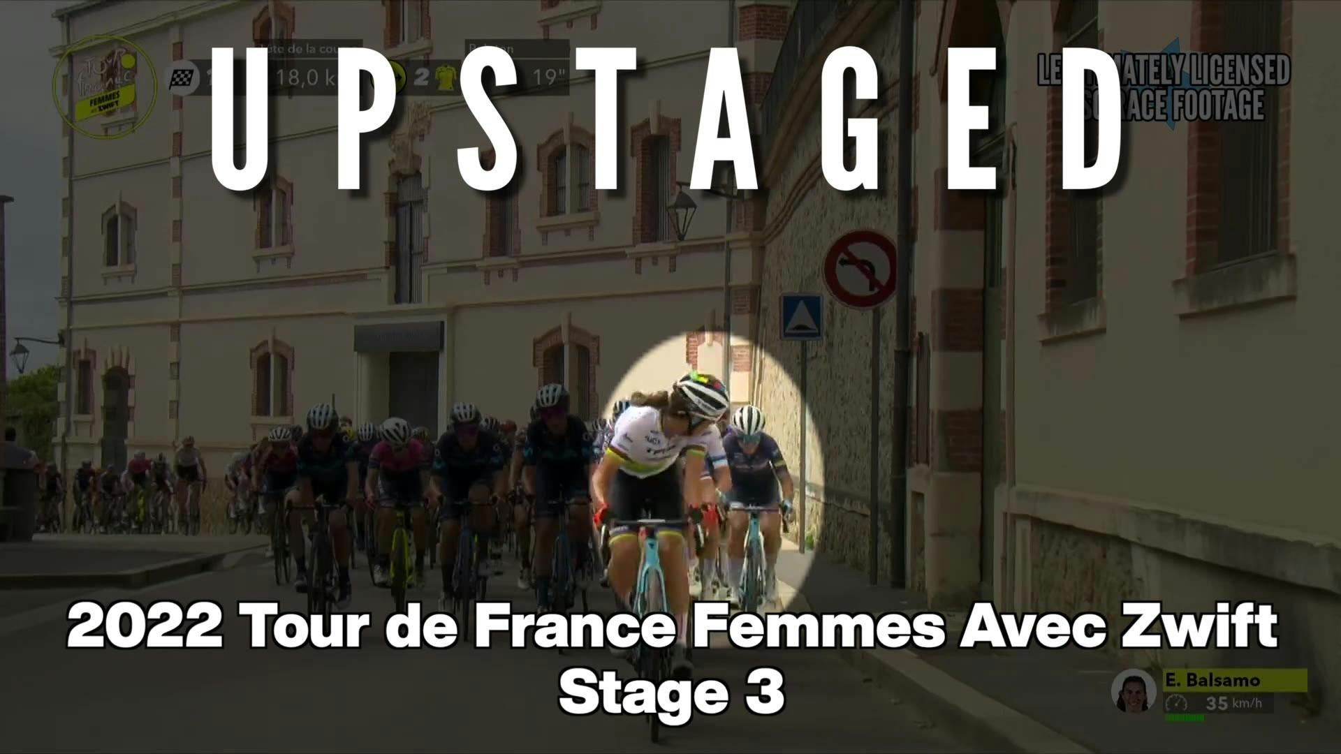 Stage 3: Upstaged | 2022 Tour de France Femmes avec Zwift