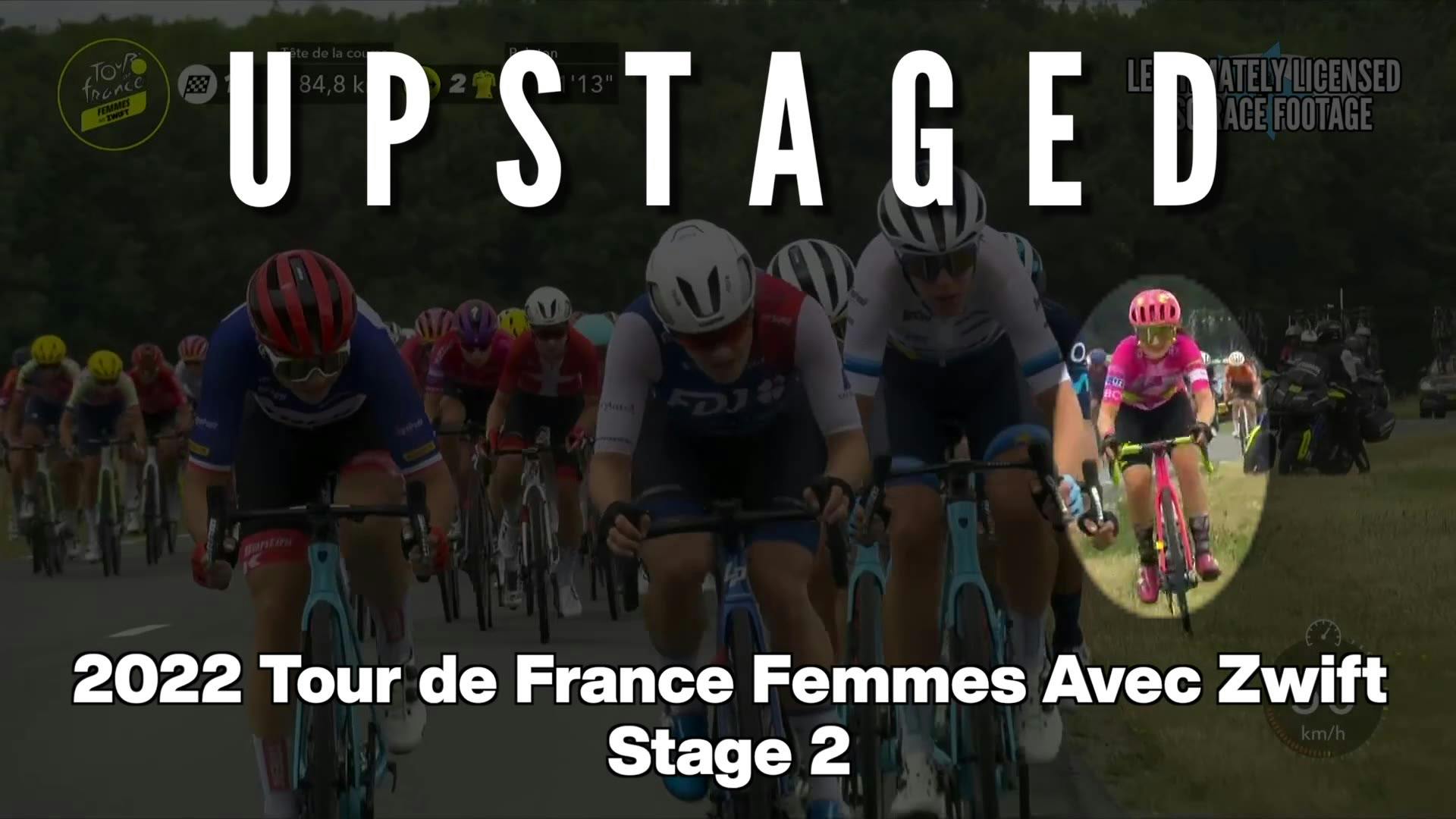 Stage 2: Upstaged | 2022 Tour de France Femmes avec Zwift