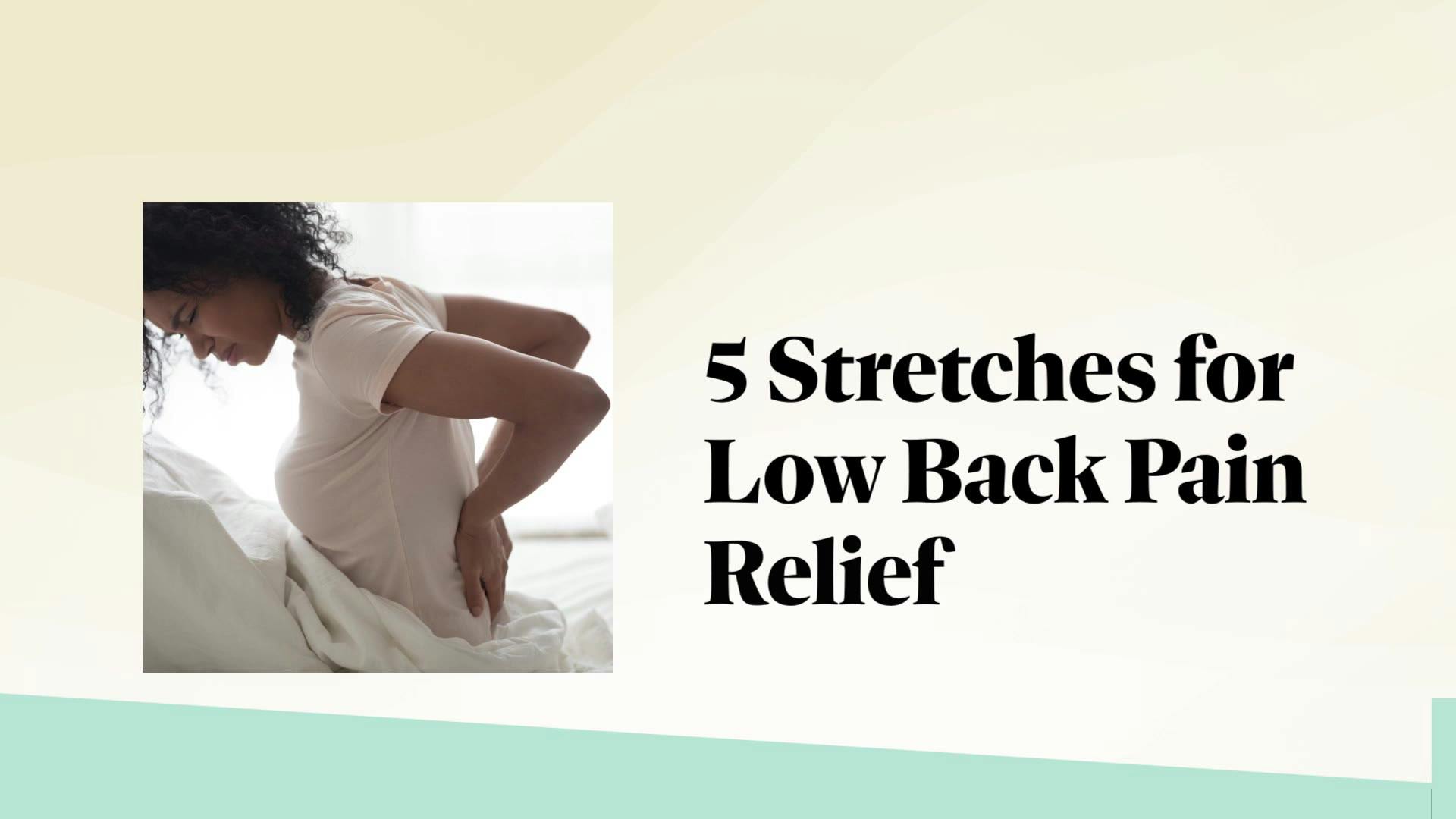 YJ-21 | Stretches for Low Back Pain Relief