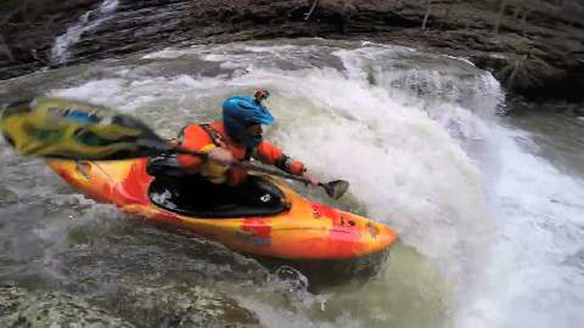 Fast Water Kayaking on Bear Creek