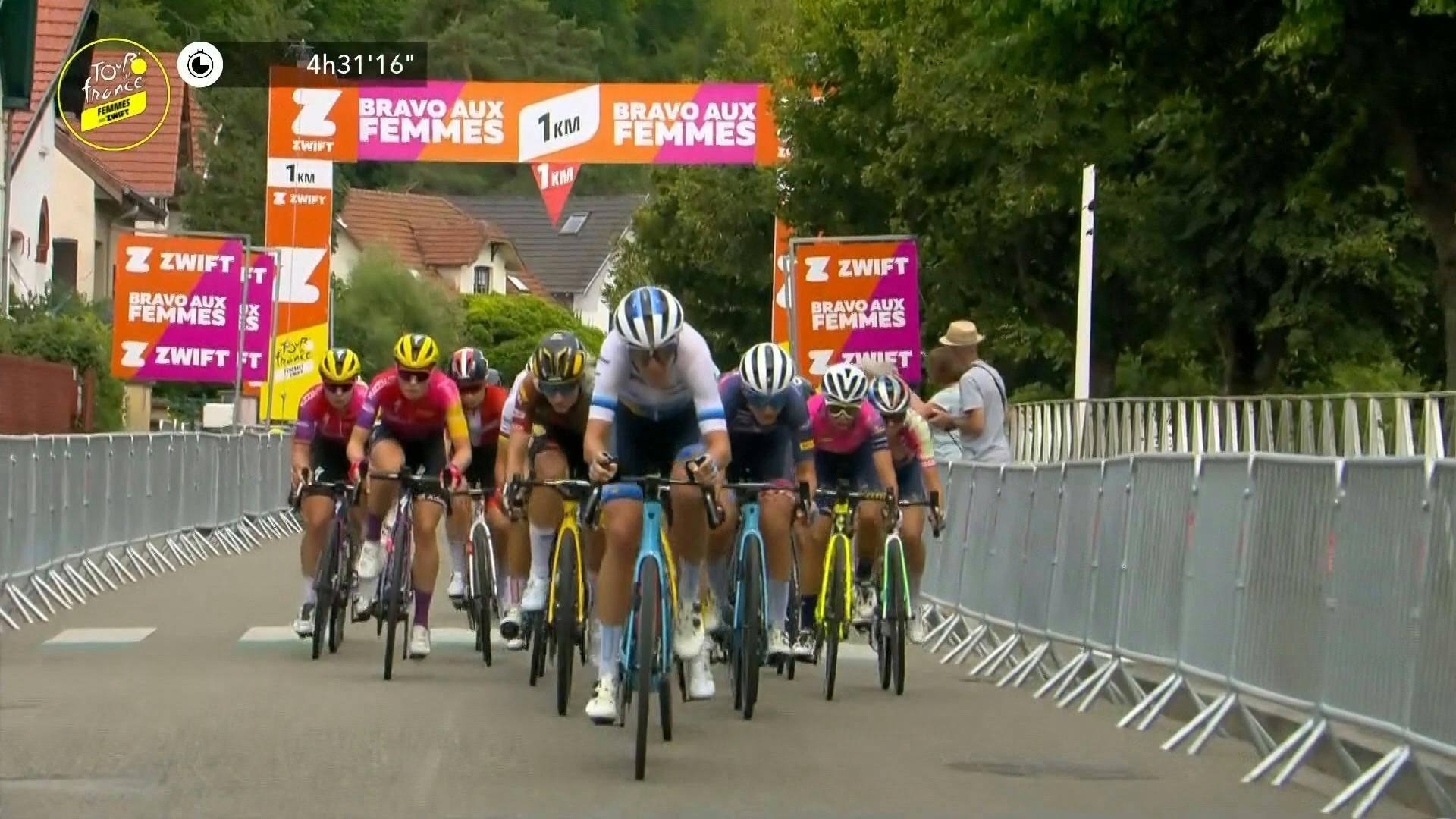 Stage 5: Final Kilometer | 2022 Tour de France Femmes avec Zwift