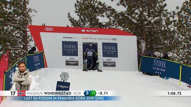 96. Stifel Palisades Tahoe World Cup Men's Giant Slalom Podium Winners | USSS Event Replay